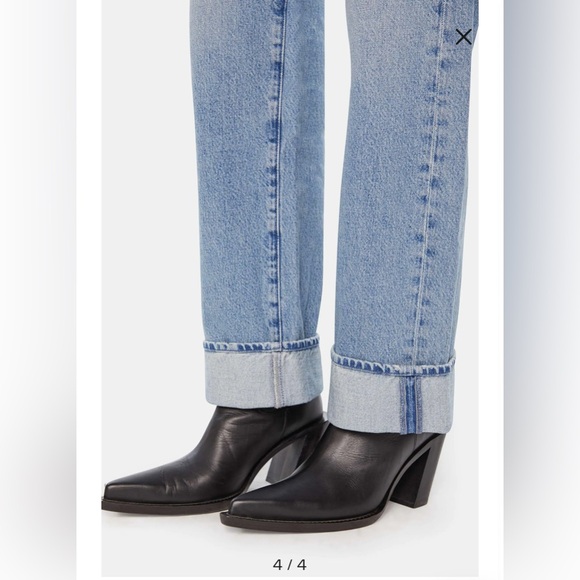MOTHER The Dodger Cuff Jeans Size 25 in Leap of Faith NWT - Picture 4 of 16